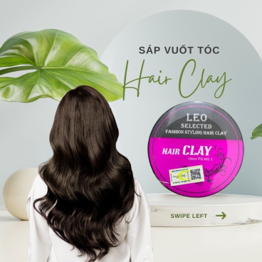 [Mua 10 tặng 1] Sáp Vuốt Tóc SL100 LEO Hair Clay Prosee 100g - Tạo Kiểu Giữ nếp lâu dài