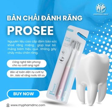 Combo 5 Vỉ  Bàn chải cao cấp Prosee BC01  (Vỉ 2 chiếc)