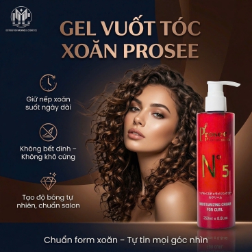 MPT -  Gel Xoăn Tạo Kiểu Prosee PP2 250ml – Giữ Nếp Tóc Xoăn, Mềm Mượt & Tự Nhiên