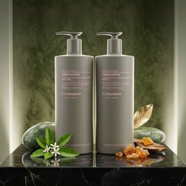 Cặp Dầu Gội/Xả  Ceylanpuree Luxury Aroma CS5/CC5 1000ml – Giải Pháp Cho Da Đầu Gàu Ngứa, Tóc Khô Xơ