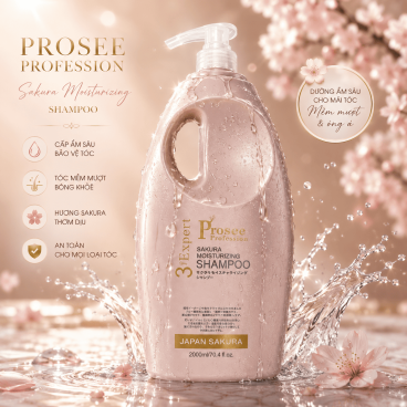 [Mua 3 tặng 1]Can Dầu gội Prosee tím PS16/B 2000ml – Dưỡng tóc mềm mượt, phục hồi hư tổn